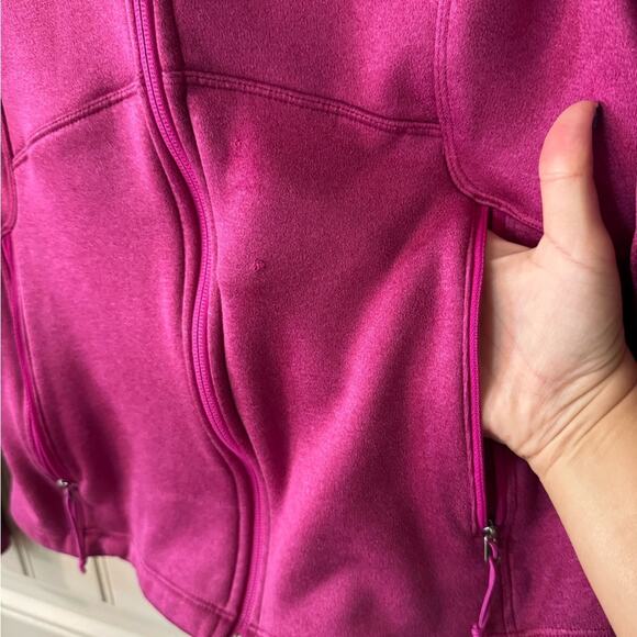 🌄NORTH FACE💗 Women’s Fuchsia Pink Agave Fleece Jacket 💝 (medium) - Picture 12 of 17